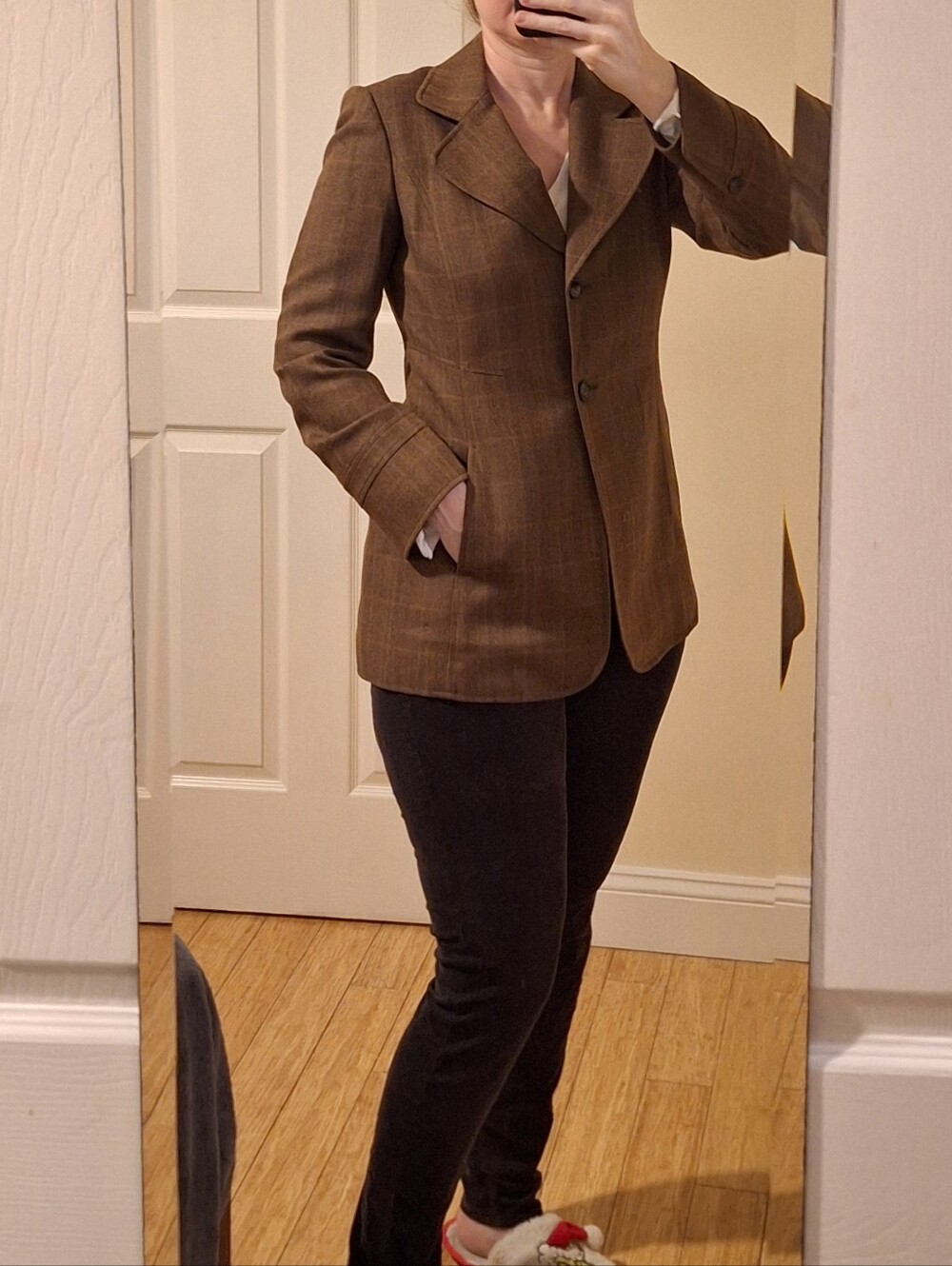 🍂LINDA ALLARD ELLEN TRACY🍂Brown Wool Blazer